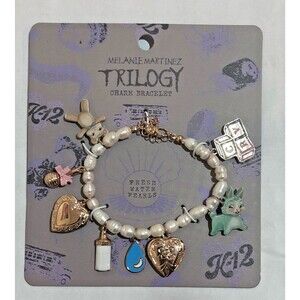 MELANIE MARTINEZ 🆕️ K-12 Fresh Water Pearl Charm Bracelet 🚀 CRYBABY